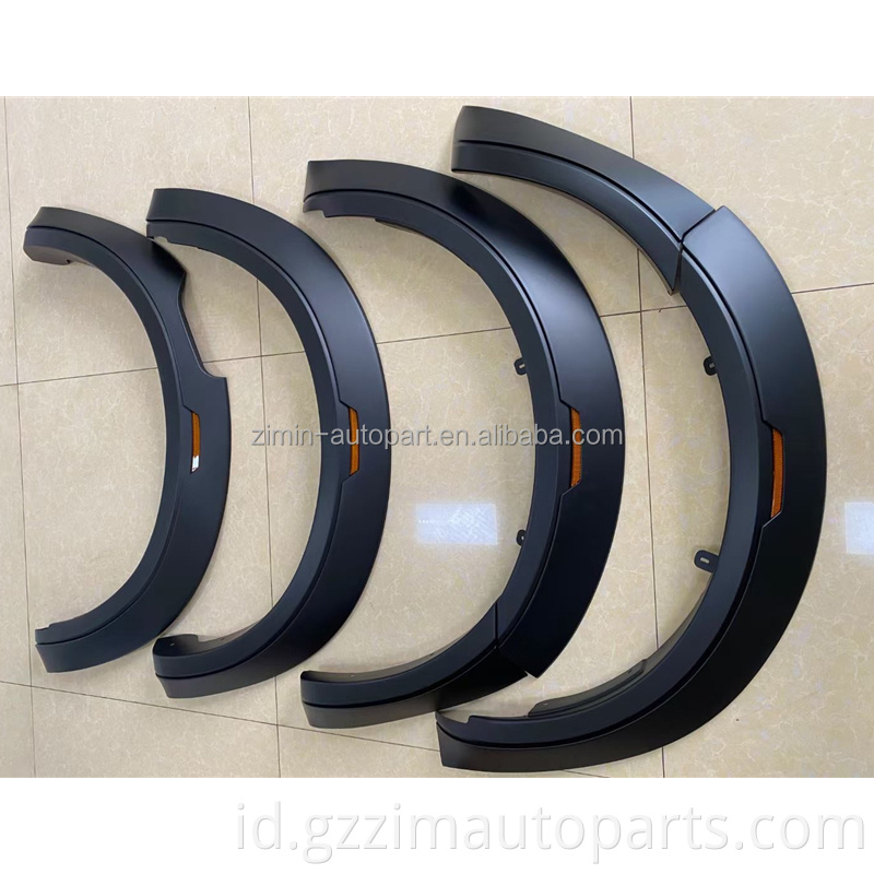 Aftermarket car body kit alis roda roda plastik hitam untuk d max 2021